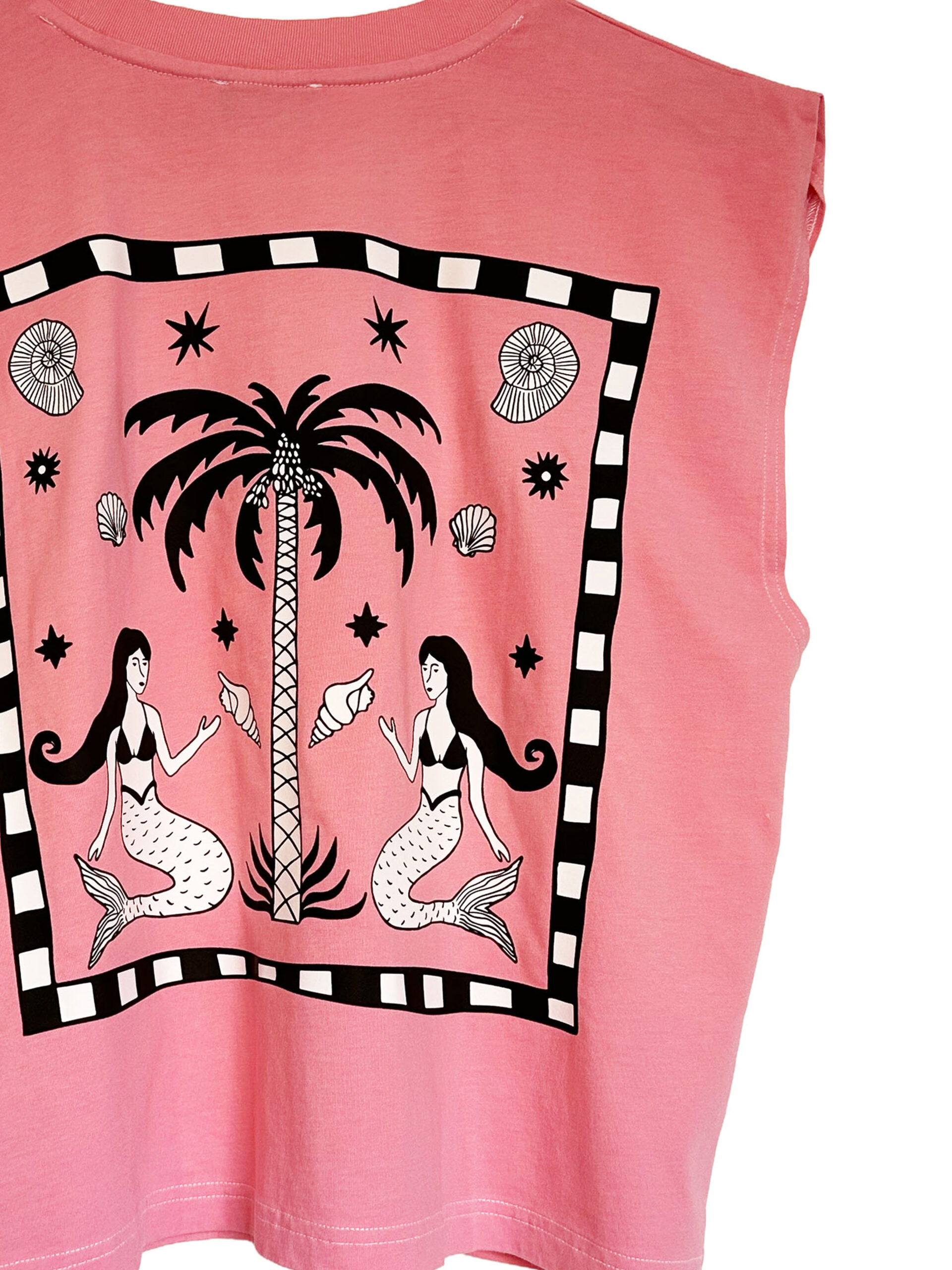 Mermaid Island Crop Tee